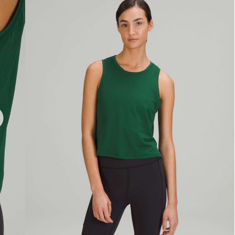 🌟 LAST CHANCE 🌟 Lululemon Train To Be Tank - Everglade Green